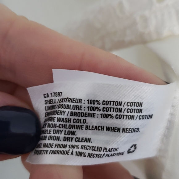 Gap Eyelet Lace White Top - Picture 4 of 4